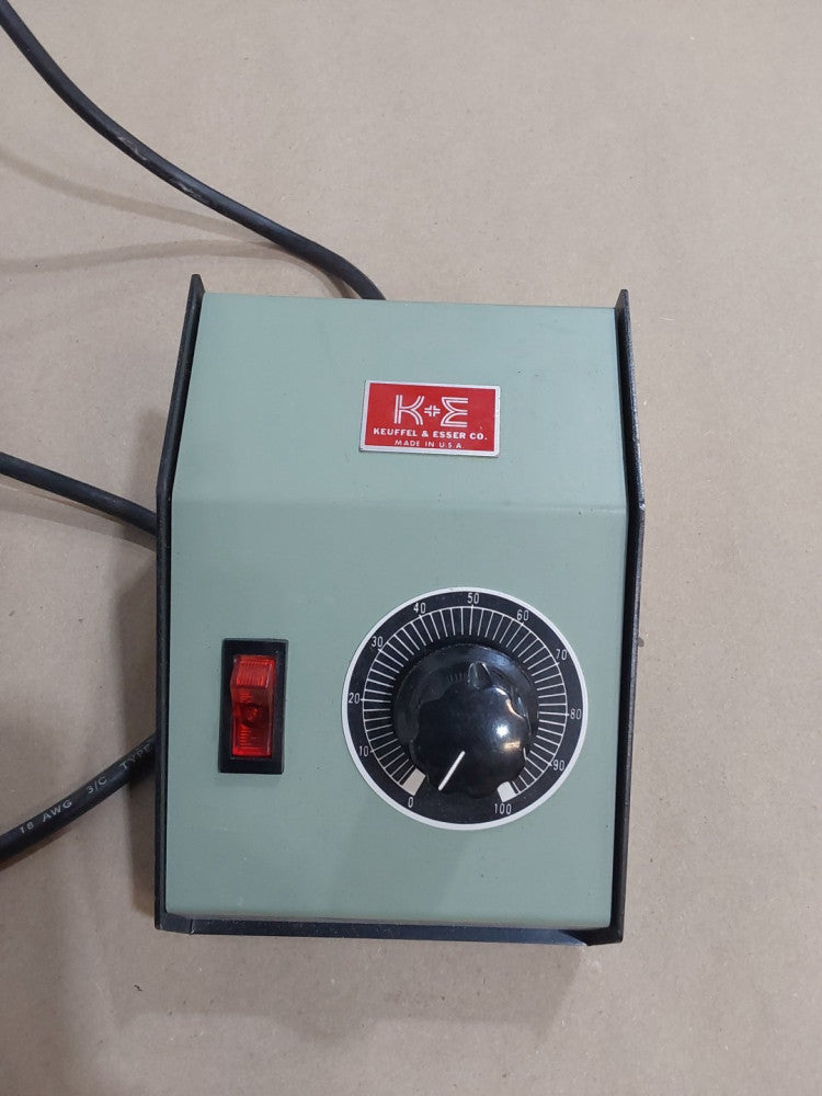 Keuffel & Esser CC-M1 Control Switch 0-100 Range Dial Controlled On/Off Switch