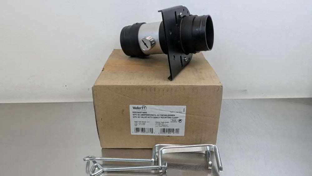 Weller 0053657499 Stop Valve with Bench Mounting Clamp WFV 60