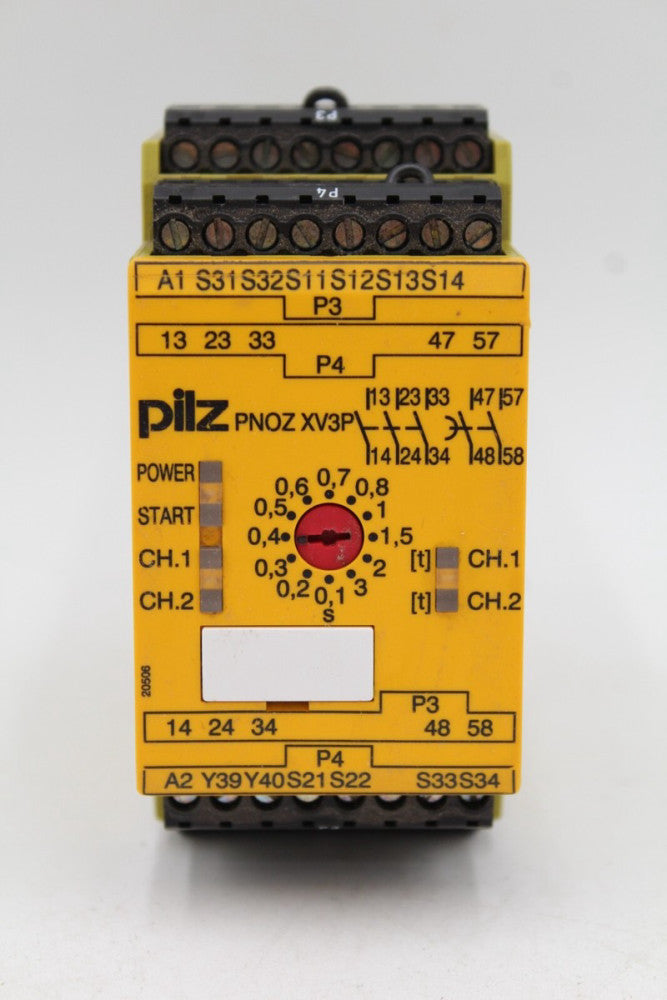 Pilz 777512 PNOZ XV3P 3/24 VDC 3n/o 1n/c t Safety Relay