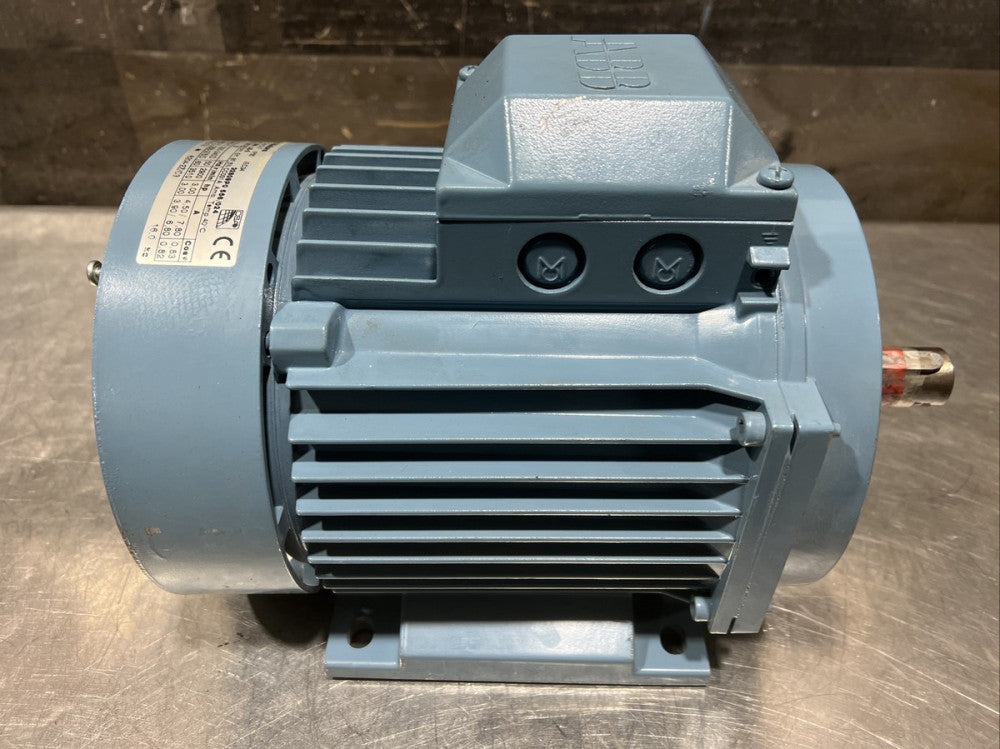 ABB Motor ABB M3AA 090 LB-2 3 Phase Motor Nos Surplus. Missing Rear Cover