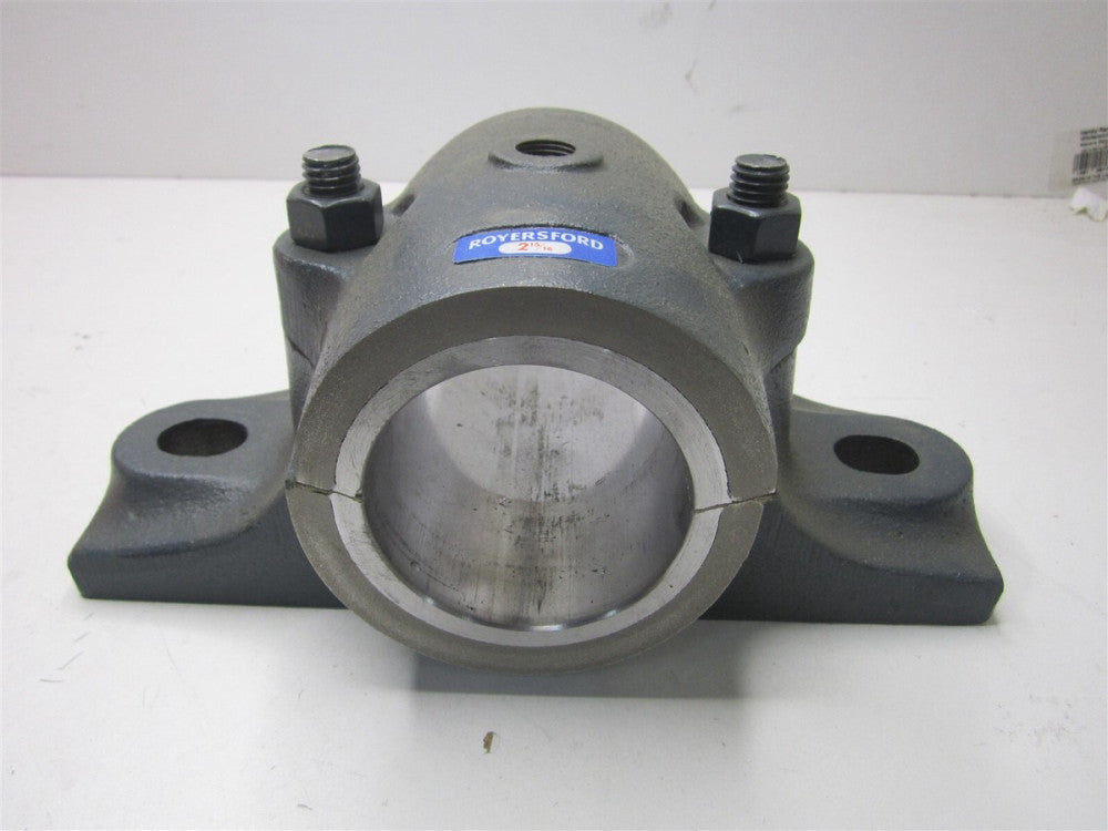 (60-02-0215) 2-1/2" x 6" x 10-3/4" Cast Iron Split Bearing 