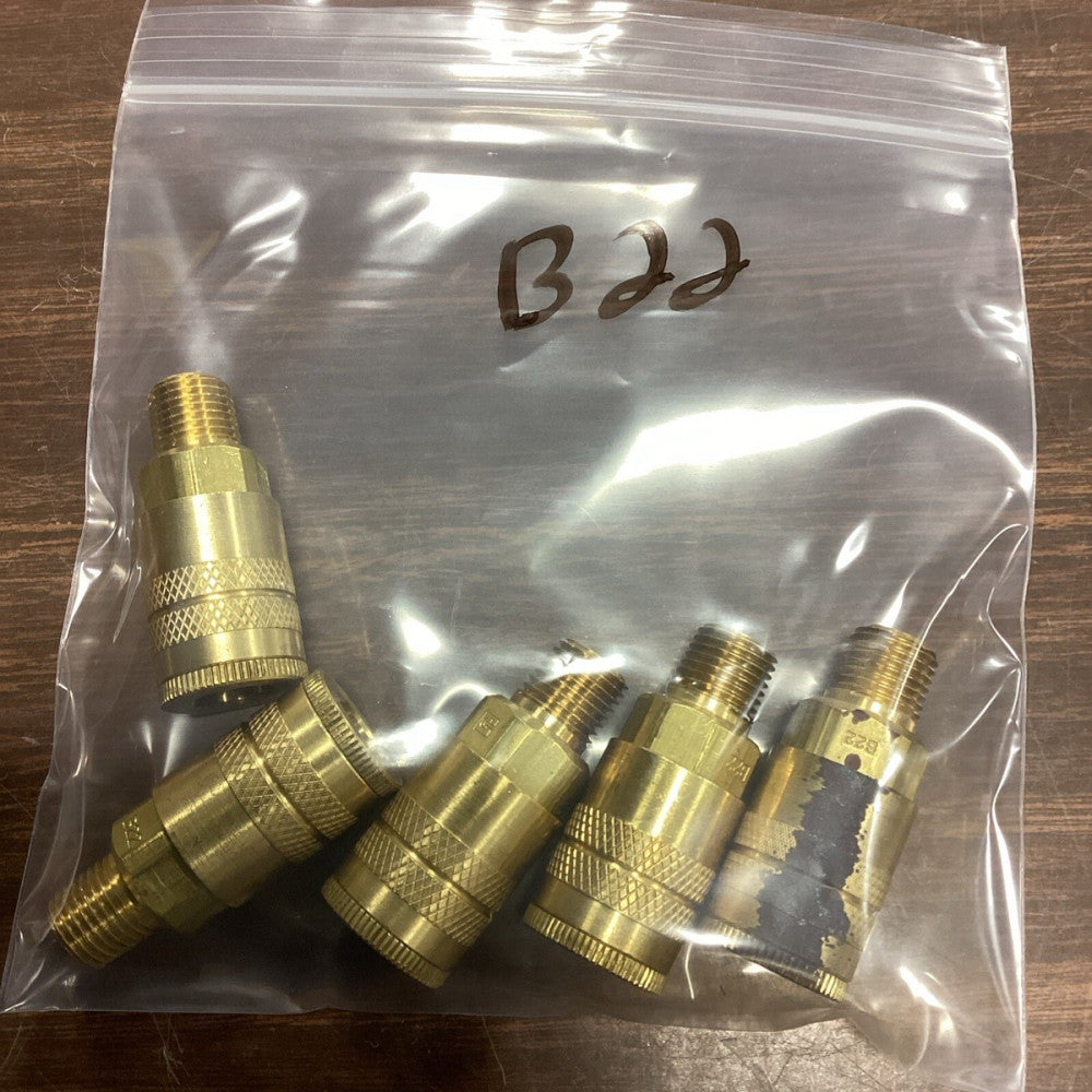 Parker B22 Quick Connect Hose Coupling, 30N261 Lot Of 5 A60
