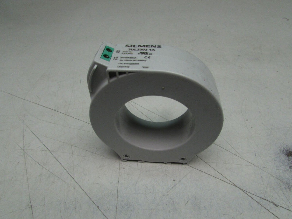 SIEMENS CURRENT TRANSFORMER 3UL2303-1A 40A NEW SURPLUS NOT IN BOX MAKE OFFER !!