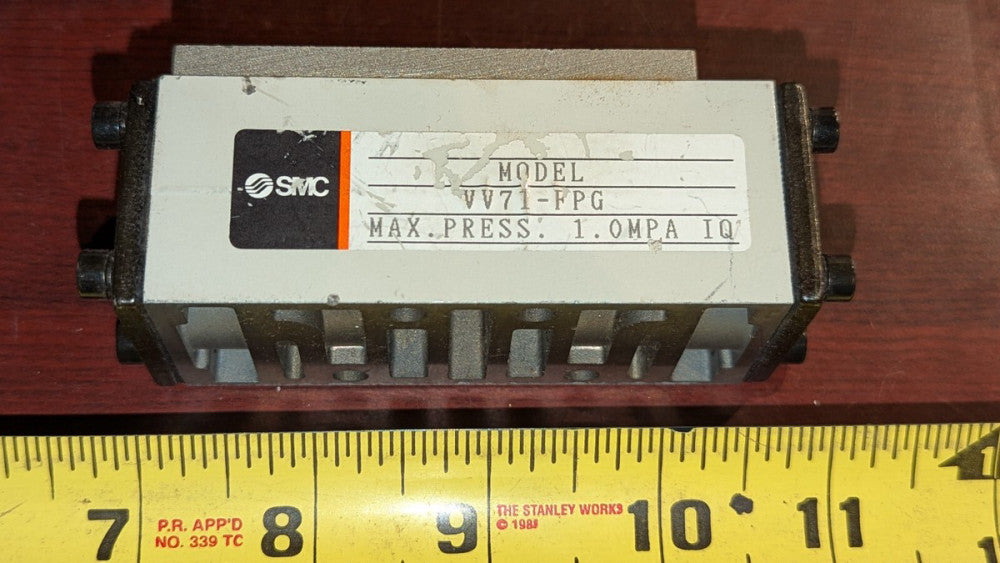 SMC VV71-FPG Valve Used