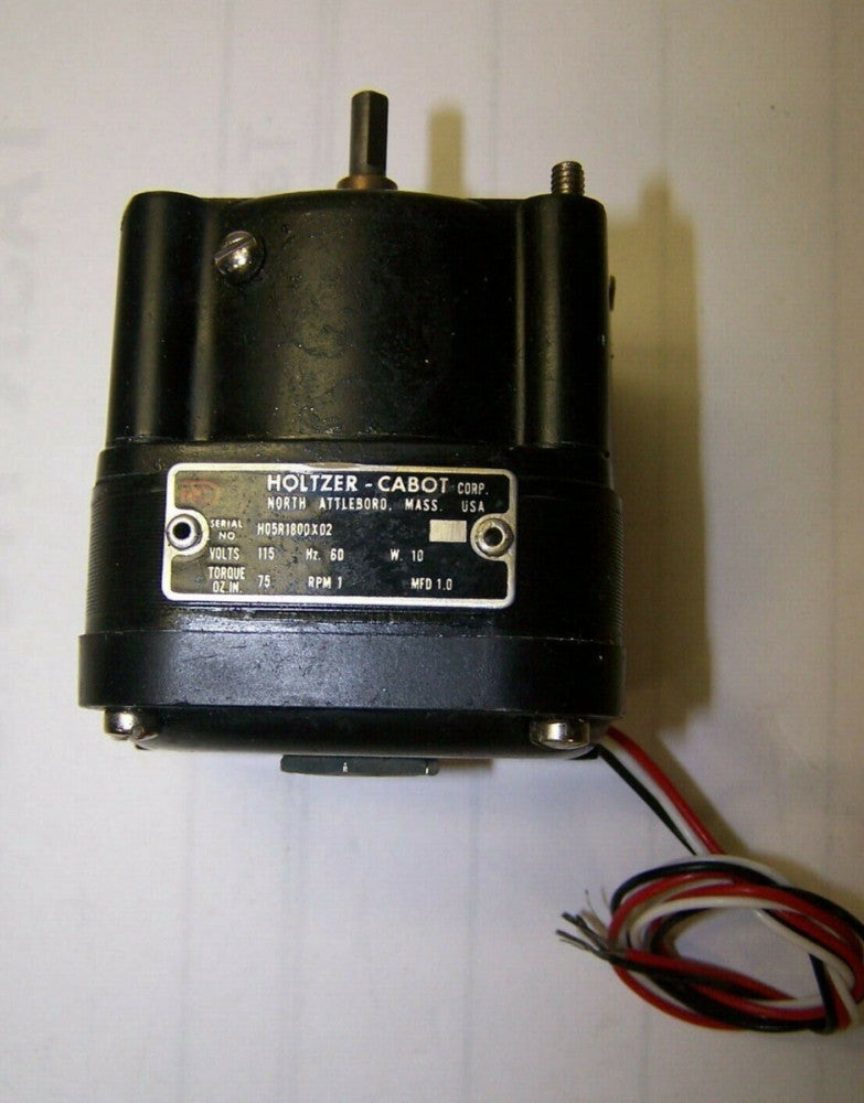 NEW HOLTZER CABOT 115 VOLT MOTOR 10 WATT 1 RPM  H05R1800X02