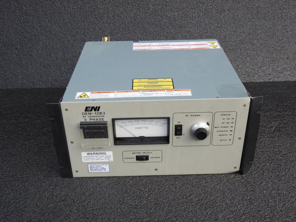 ENI OEM-12B3 RF Generator 3 Phase AMAT P/N: 0190-76028, OEM-12B3-02 ~NICE!~