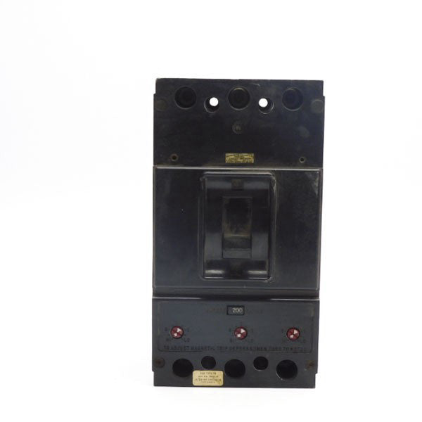 WESTINGHOUSE JA3200 600VAC 200A UNMP
