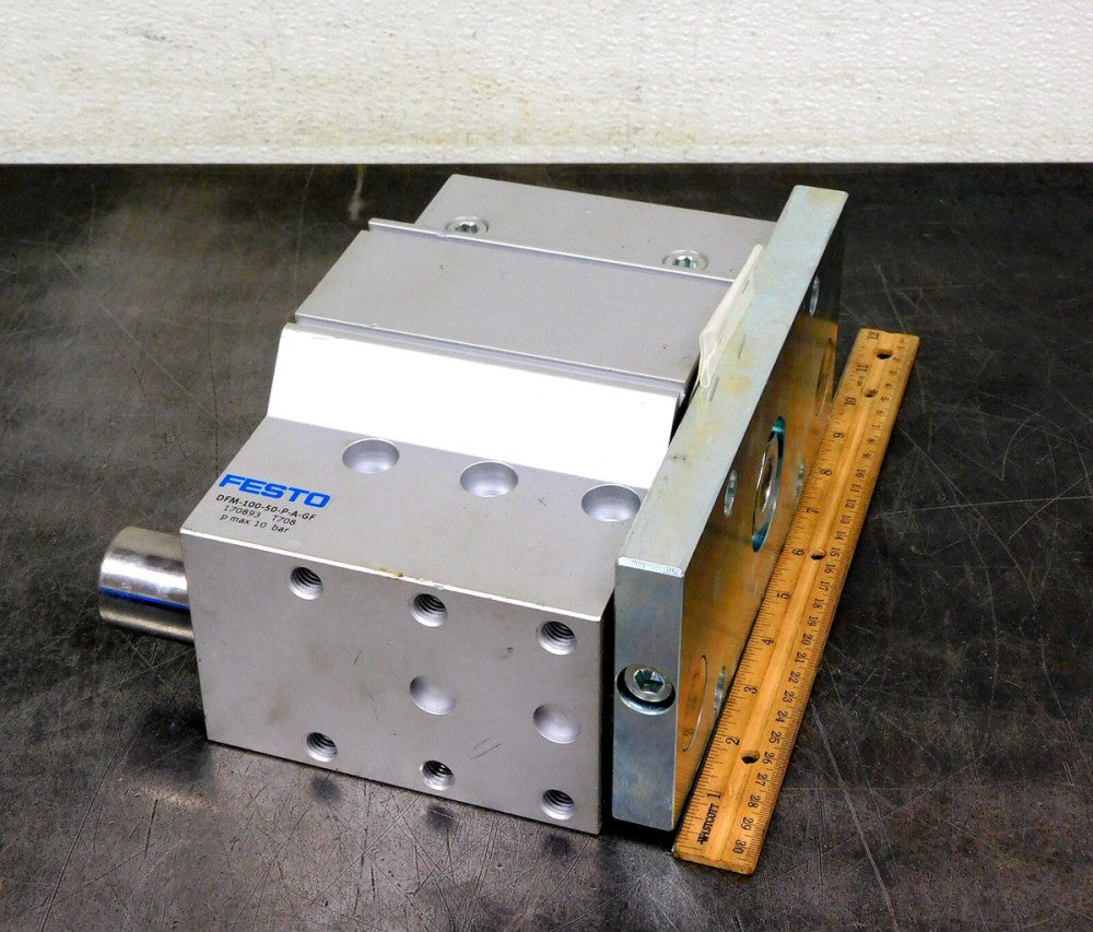 New Open Box Festo DFM-100-50-P-A-GF 170893 Guided Actuator