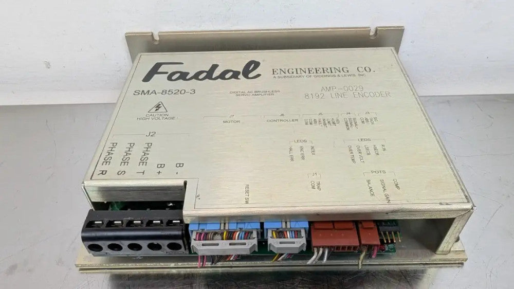 Fadal SMA-8520-3 Digital AC Brushless Servo Amplifier AMP-0029 8192 Line Encoder