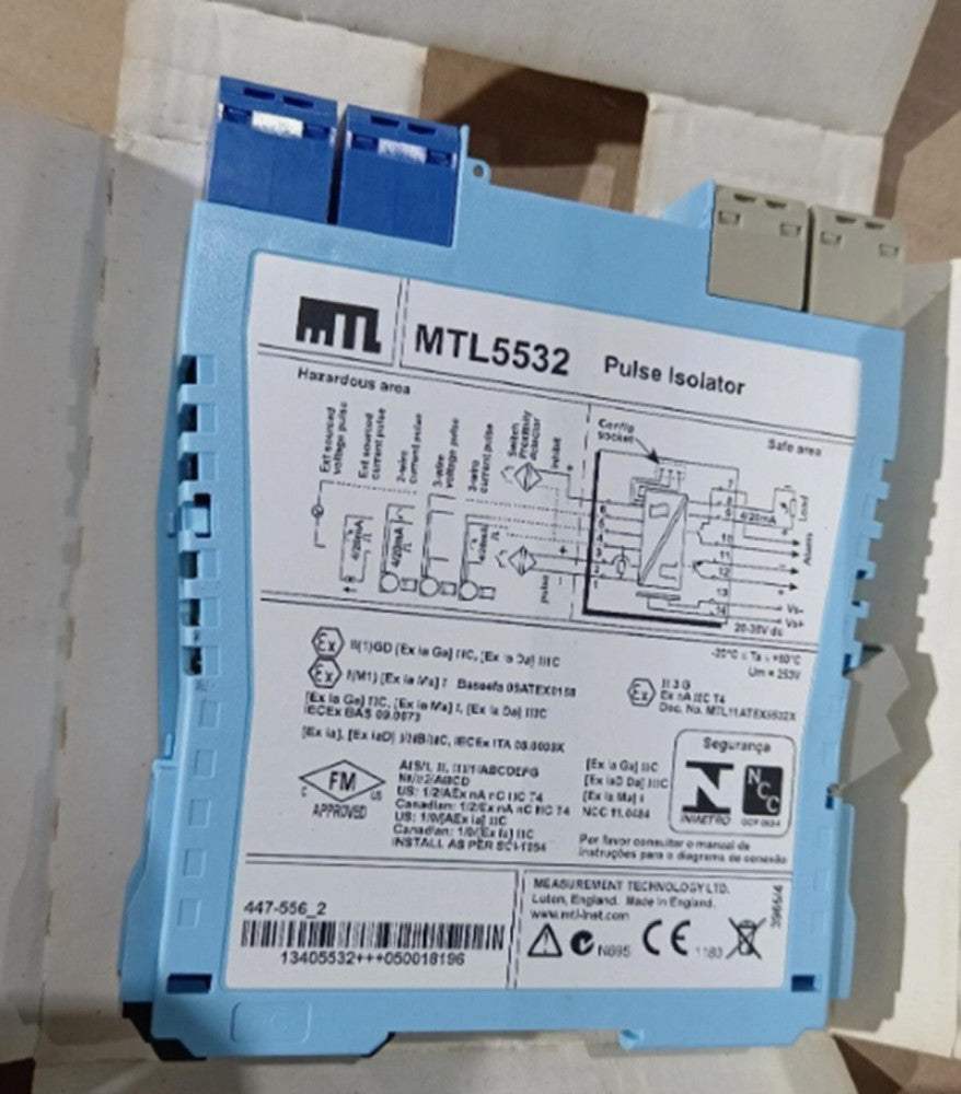 One Brand New MTL 5532 Intrinsically Safe Barrier