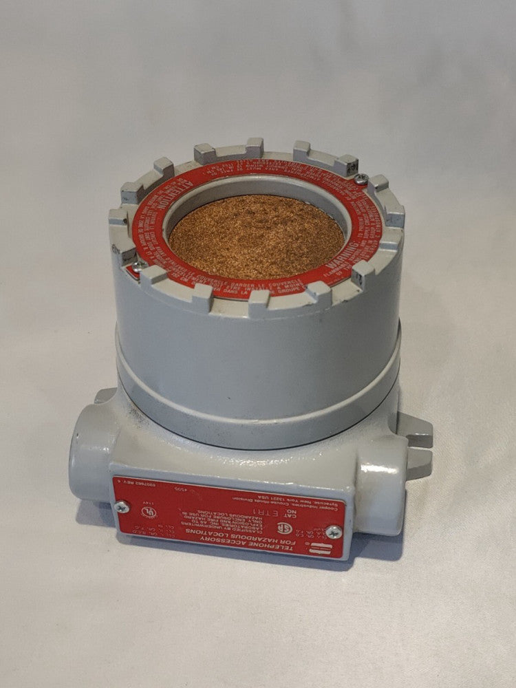 Cooper Crouse Hinds ETR1 Explosion Proof Telephone Ringer Enclosure
