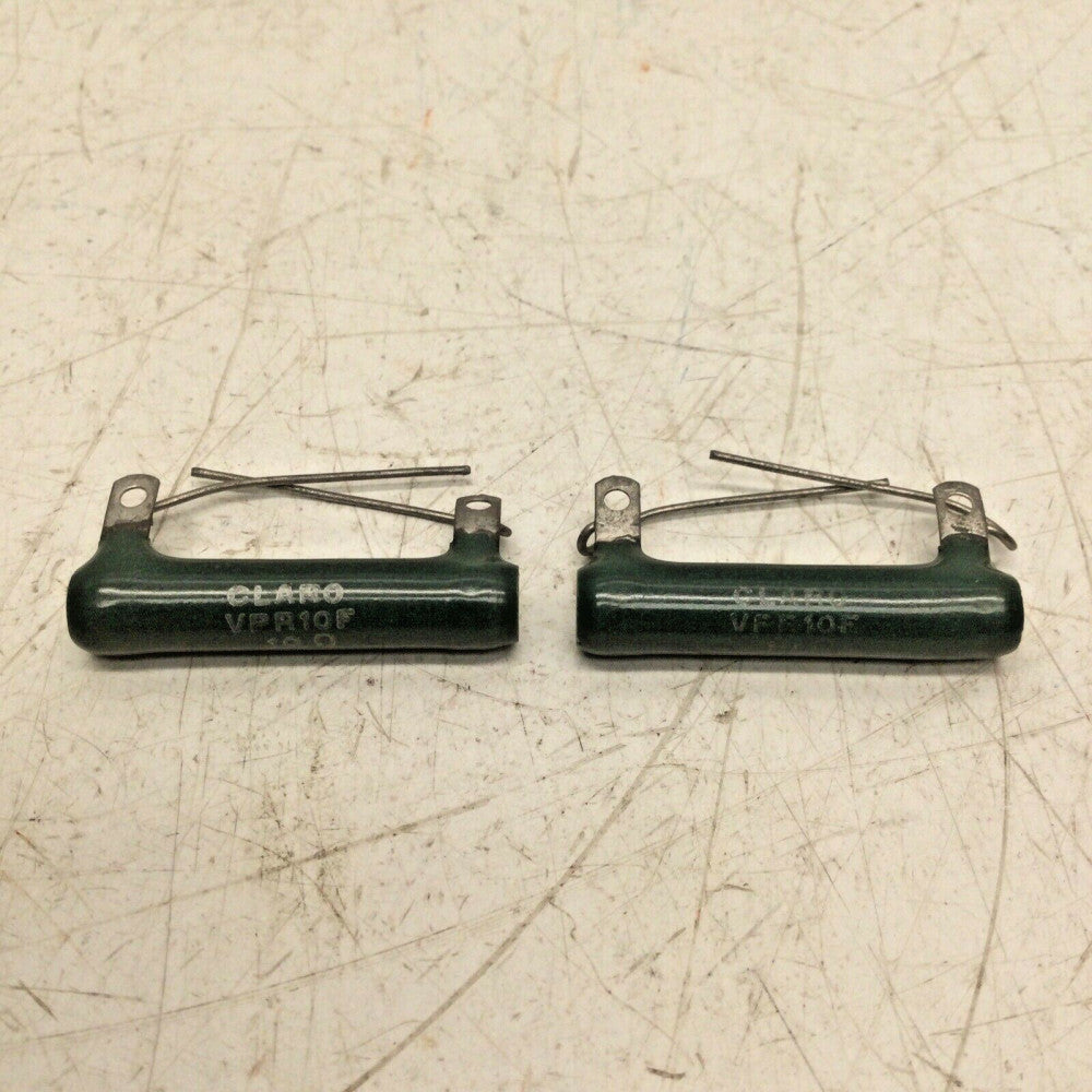 CLARO VPR10F Wire Wound Resistor, 10ohm (LOT of 2)