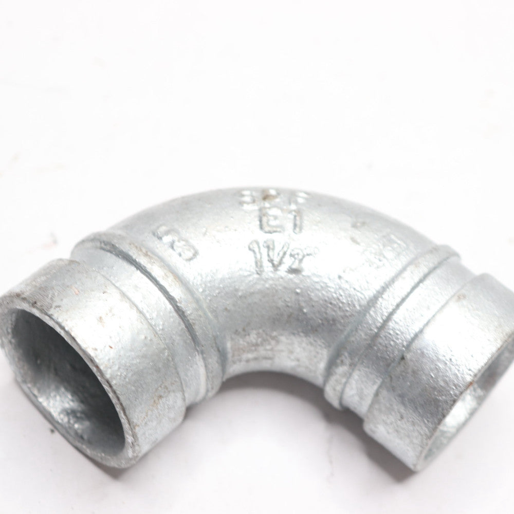 SPF Elbow 90-Degree Grooved Silver 1-1/2" E1