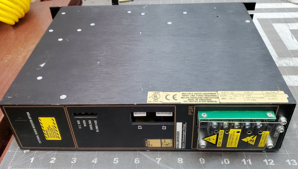 Kollmorgen PSR4/5A-212 PSR AC Servo Power Supply 230VAC 310VDC 12ADC [A0S4]