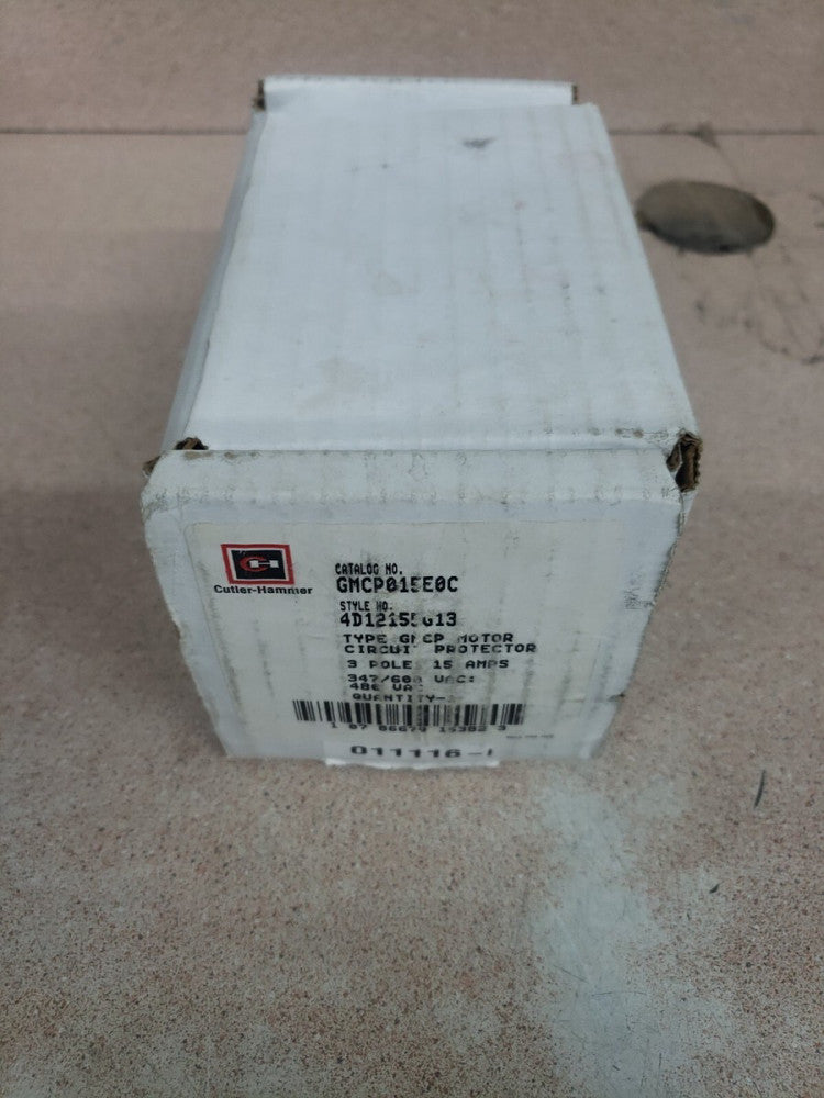 1) NEW EATON GMCP015E0C 15A MOTOR CIRCUIT PROTECTOR 