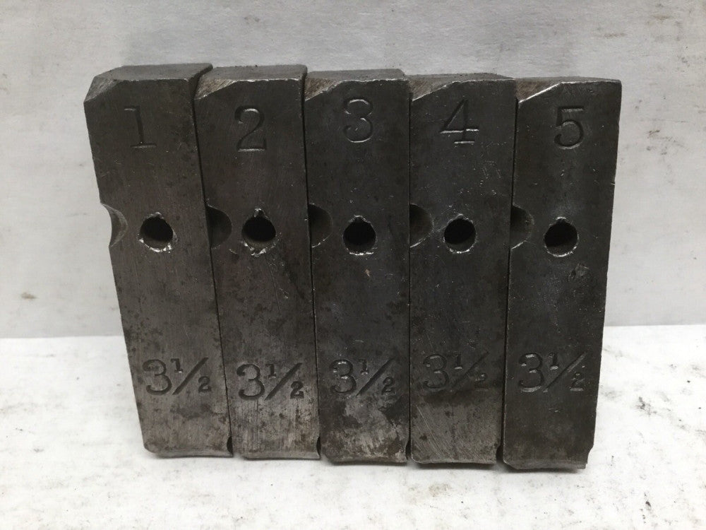 VANADIUM Trademark Pipe Threading Dies 3 1/2” 1, 2, 3, 4, & 5