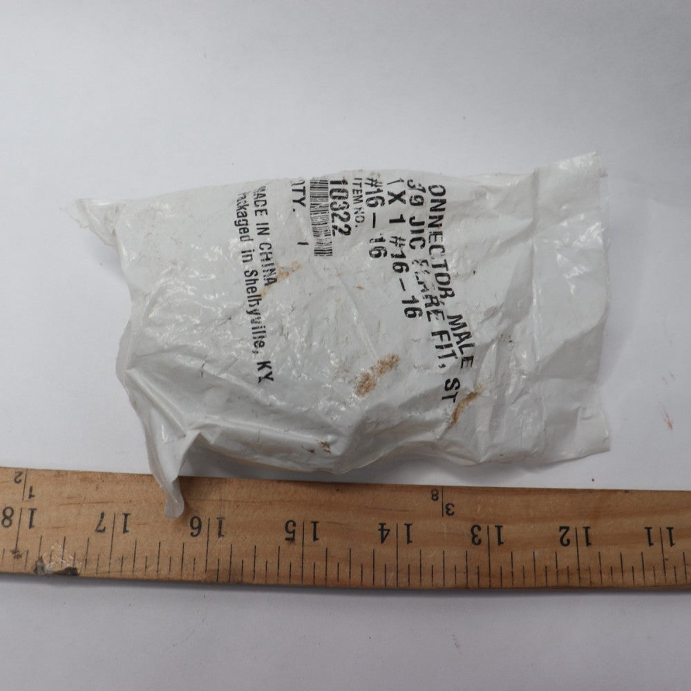 Brennan Flared Tube Connector 37 Degree Steel 1" x 1-5/16-12 x 1-11-1/2 Thread