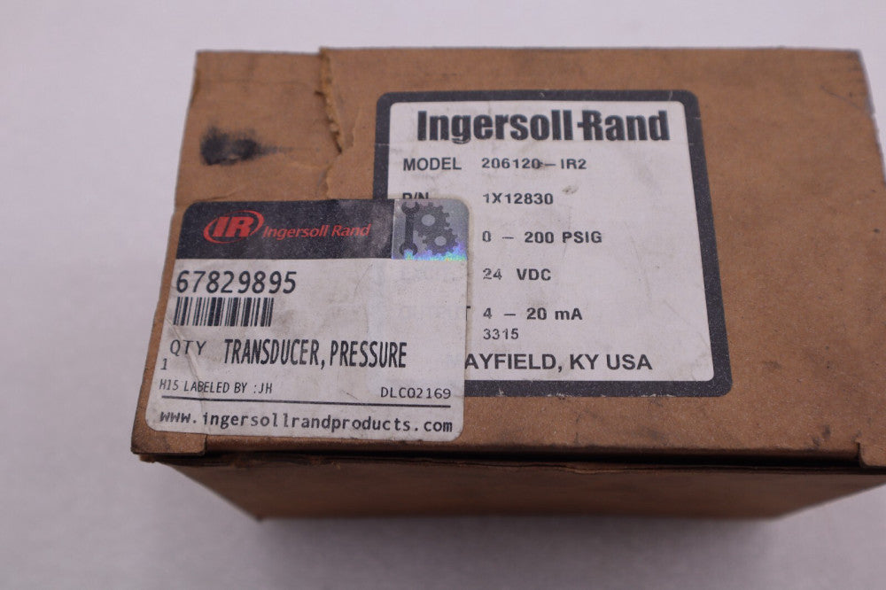 INGERSOLL RAND 206120-ir2 OIL PRESSURE TRANSDUCER 67829895 STOCK L-675