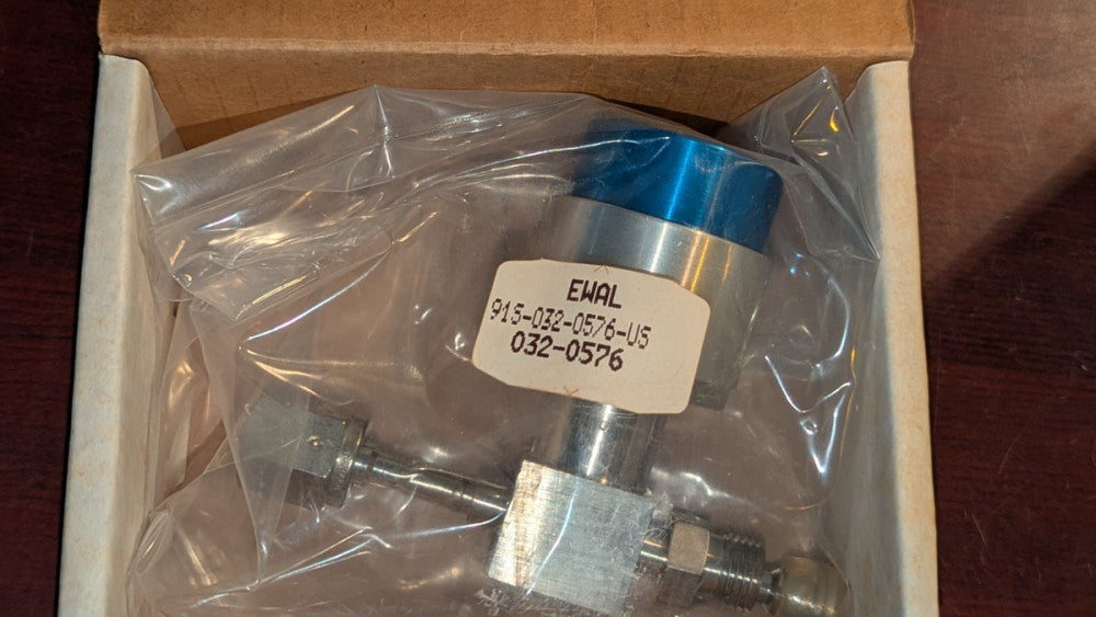 (1) EWAL Valve 91S-032-0576-US New & Sealed