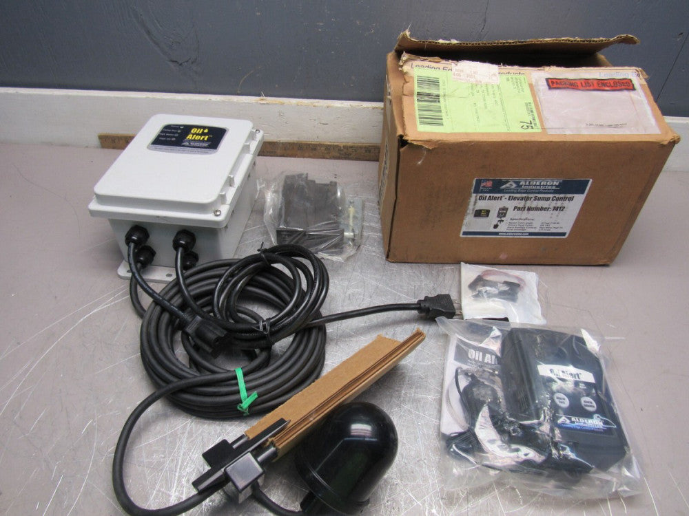 ALDERON INDUSTRIES 7412 OIL ALERT ELEVATOR SUMP CONTROL NEW SURPLUS IN THE BOX !