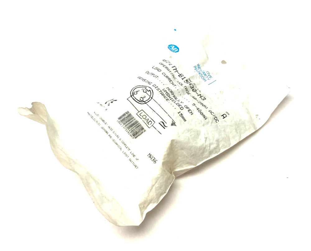 Allen Bradley 871TM-B15N30-N3 Ser. A Metal Faced Inductive Proximity Sensor