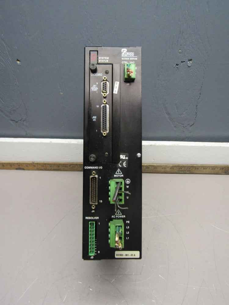 PACIFIC SCIENTIFIC SCE900 SERIES SCE903-001-01A SERVO DRIVE 480VAC XLNT USED !!