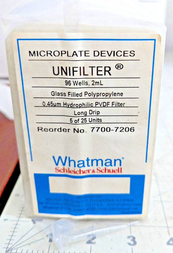 5 Pack) 96-Well 2mL Hydrophilic Filter Bottom Microplate UNIFILTER  0.45µm [A2B1
