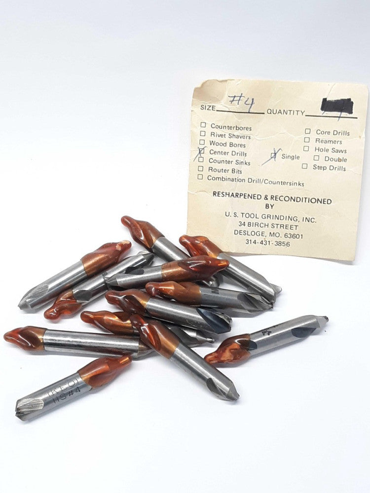 KEO HS#4 Center Drill Lot of 13