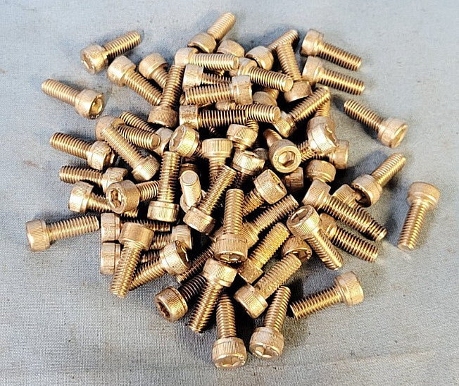 SOCKET HEAD CAP SCREW M6-1.0 X 15MM STAINLESS STEEL (LOT OF 65)