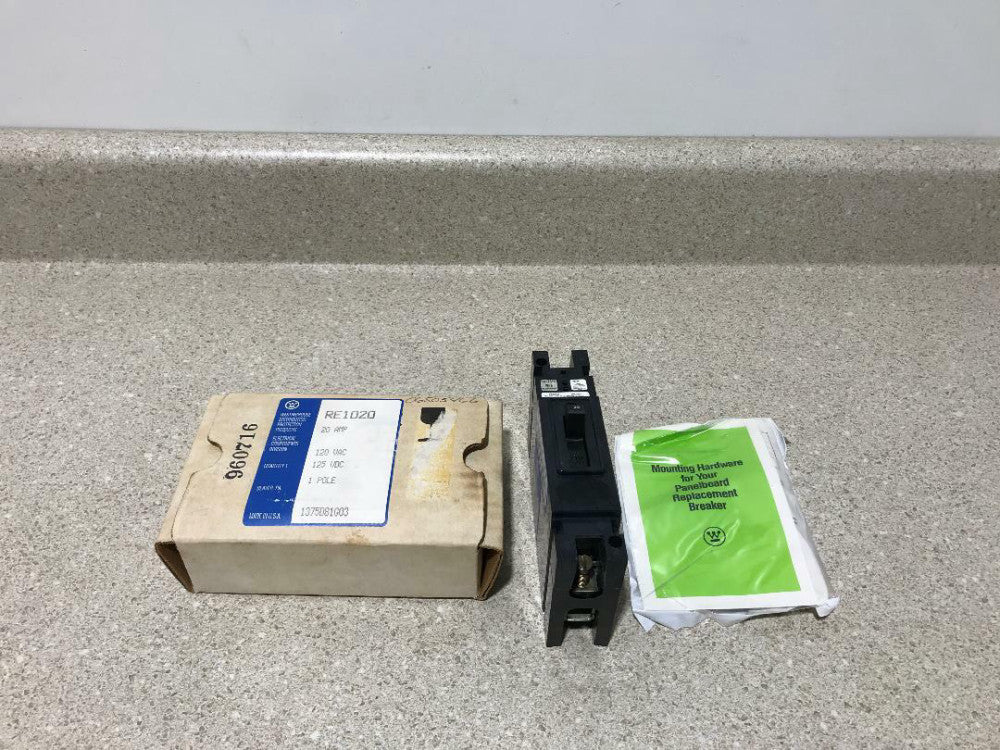 Westinghouse Circuit Breaker RE1020 20A 1P NEW