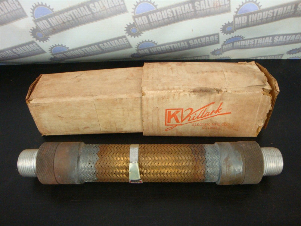  KILLARK ECF-36 EXPLOSION PROOF 1" x 6" FLEXIBLE BRONZE CONDUIT - (NEW in BOX)