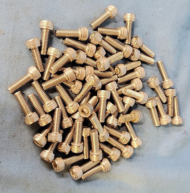 SOCKET HEAD CAP SCREW M6-1.0 X 18MM STAINLESS STEEL (LOT OF 55)