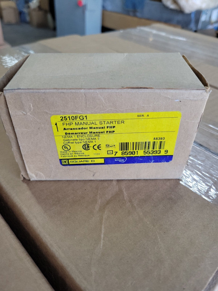 1- NEW SQUARE D FHP MANUAL STARTER, 2510FG1