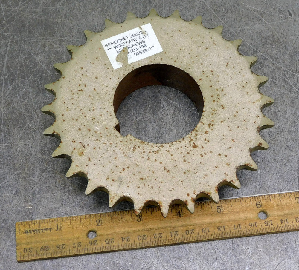 Browning 50B28 Roller Chain Sprocket #50 28 Teeth 2-1/4" Bore