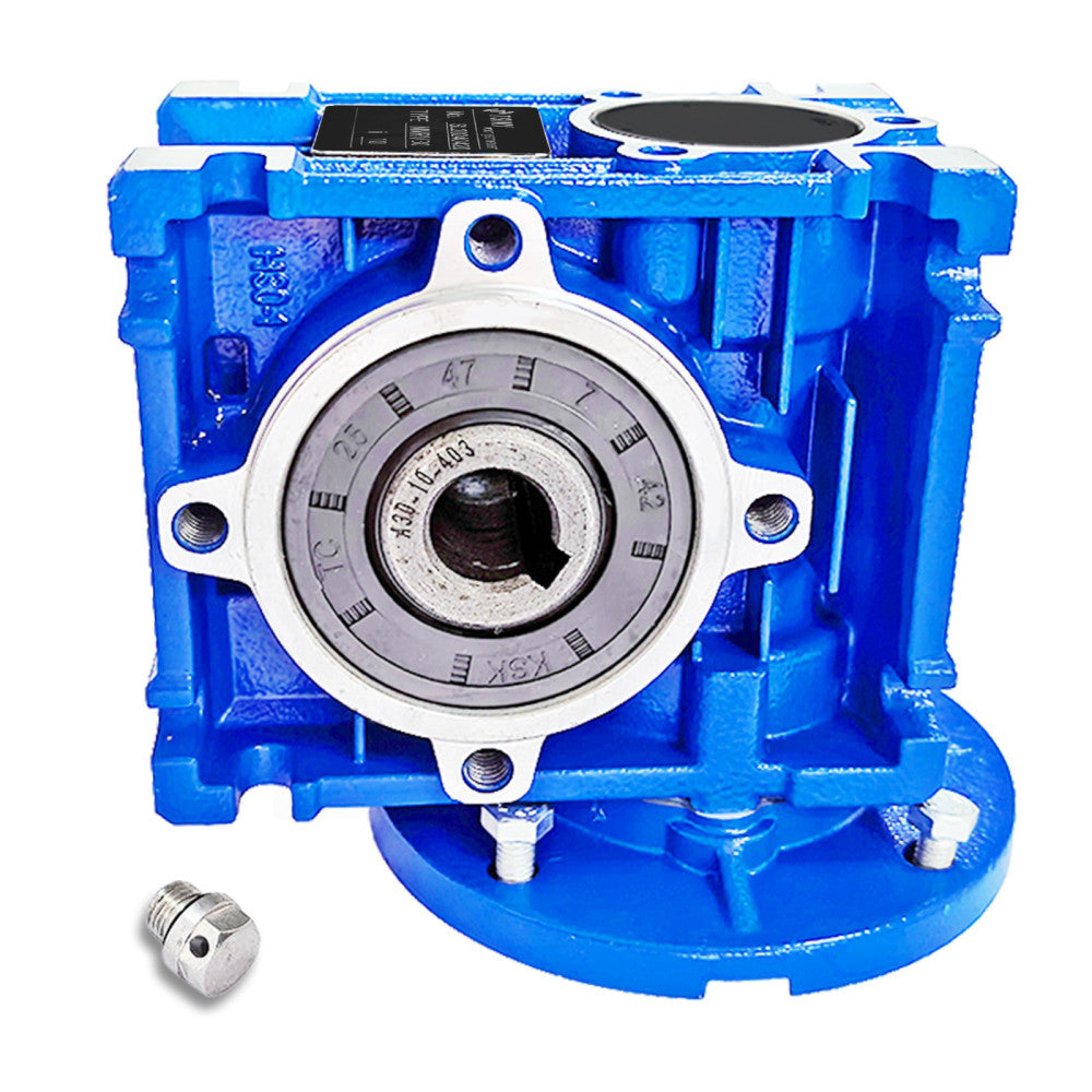 Worm Gearbox NMRV030 Speed Reducer Reduction 5 7.5 10 15 20 30 40 50 60 80:1