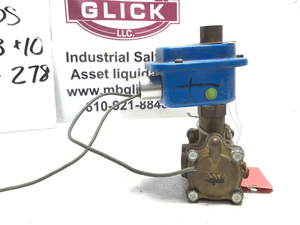ASCO 34V-DC 3/8IN 100PSI NPT PNEUMATIC SOLENOID VALVE Serial # 119435