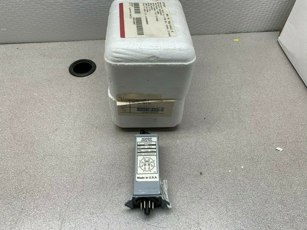 NEW IN PACKAGE AGASTAT 5-180 SEC. TIMING RELAY 2112A4SJ