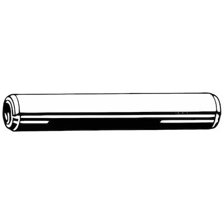 Zoro Select U39130.025.0175 Spring Pin, Ld Coiled, 1/4Inx1-3/4In, Pk25
