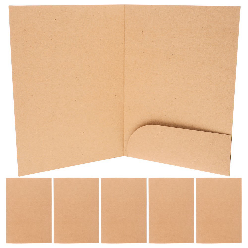 10 Pcs Paper Folders Office File Pocket Document Organizer Storage