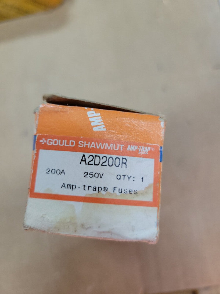 FERRAZ SHAWMUT A2D200R AMP-TRAP FUSE, TIME-DELAY, CLASS-RK1, 200A, 250V