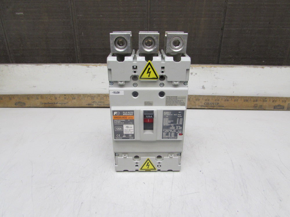FUJI BW250JAGU-3P125 , CIRCUIT BREAKER , 3P/125A/690V, GOOD TAKEOUT! MAKE OFFER!