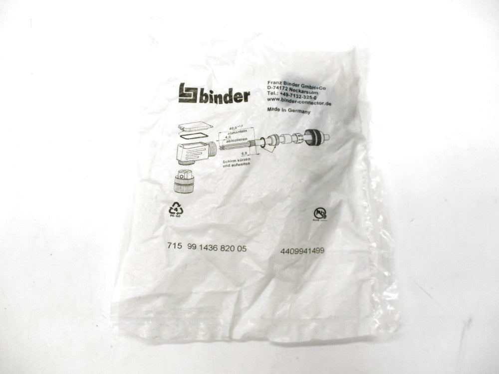 BINDER D-74172 71599143682005 NSMP