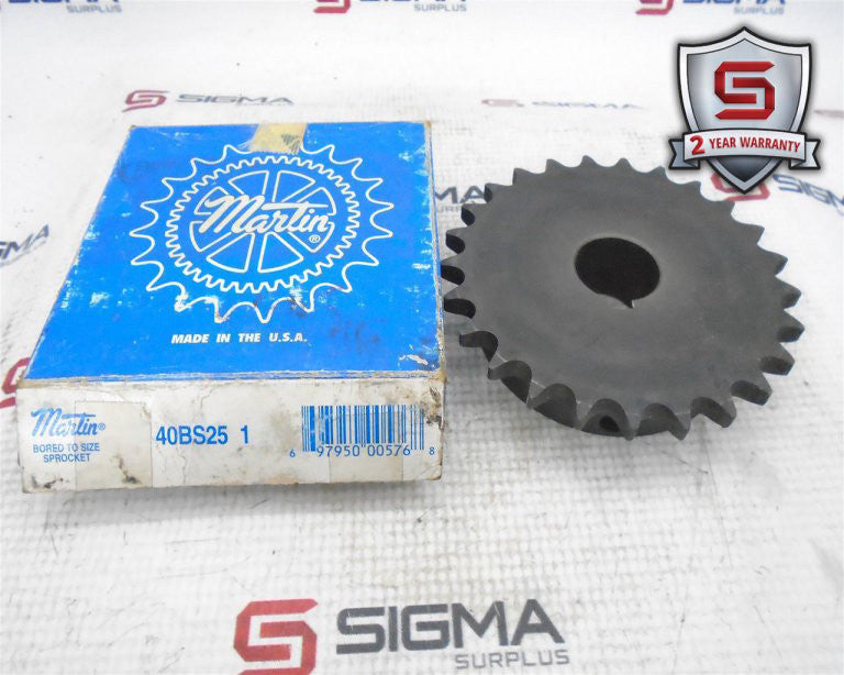 MARTIN SPROCKET & GEAR INC 40BS25 1 SPROCKET