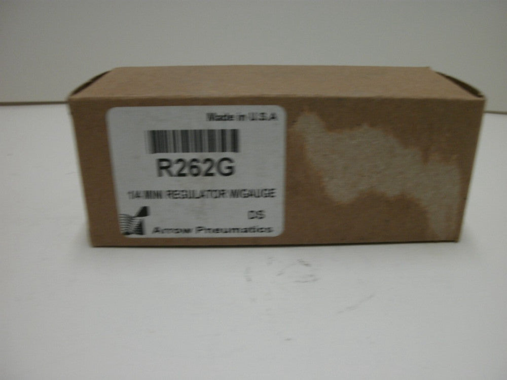 ARROW PNEUMATICS R262G 1/4 MINI REGULATOR W/GAUGE 0-160 PSI NEW IN BOX
