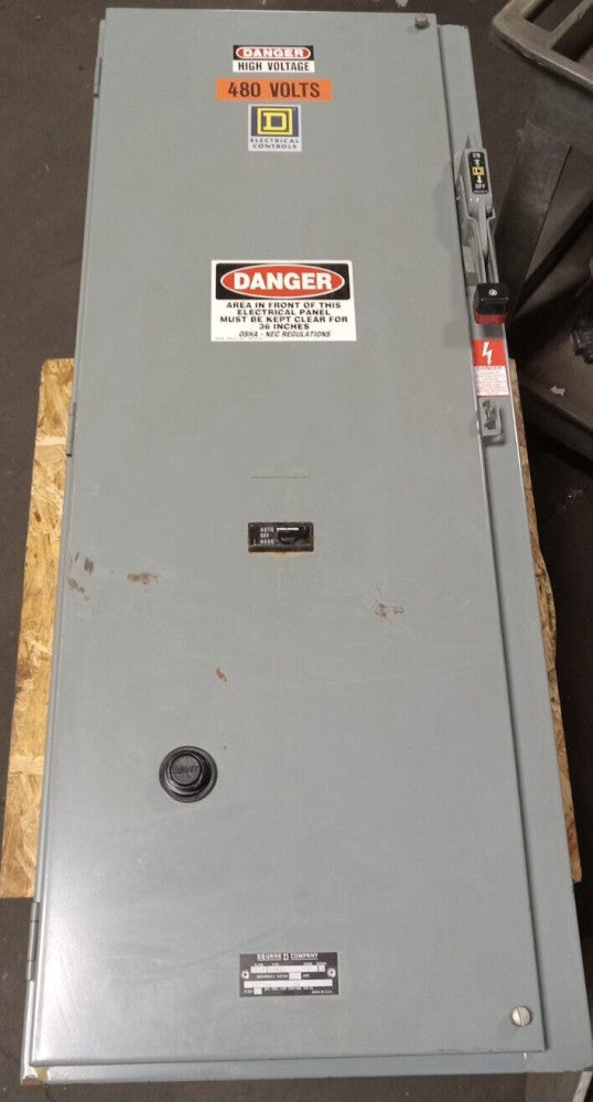 Square D Size 3 NF Combination Motor Starter 120V COIL 8538SEG11S Disconnect