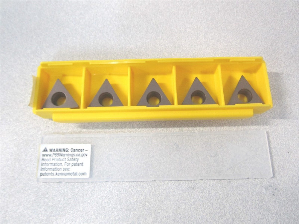 Kennametal (5639796) TCMW3251 KCK20B Triangle Carbide Turning Insert - Lot of 5 