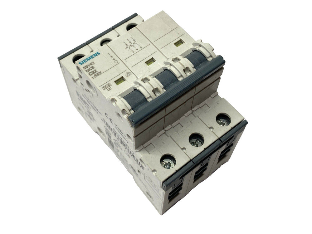 Siemens 5SY4332-7 Miniature Circuit Breaker 3-Pole 32A 400V