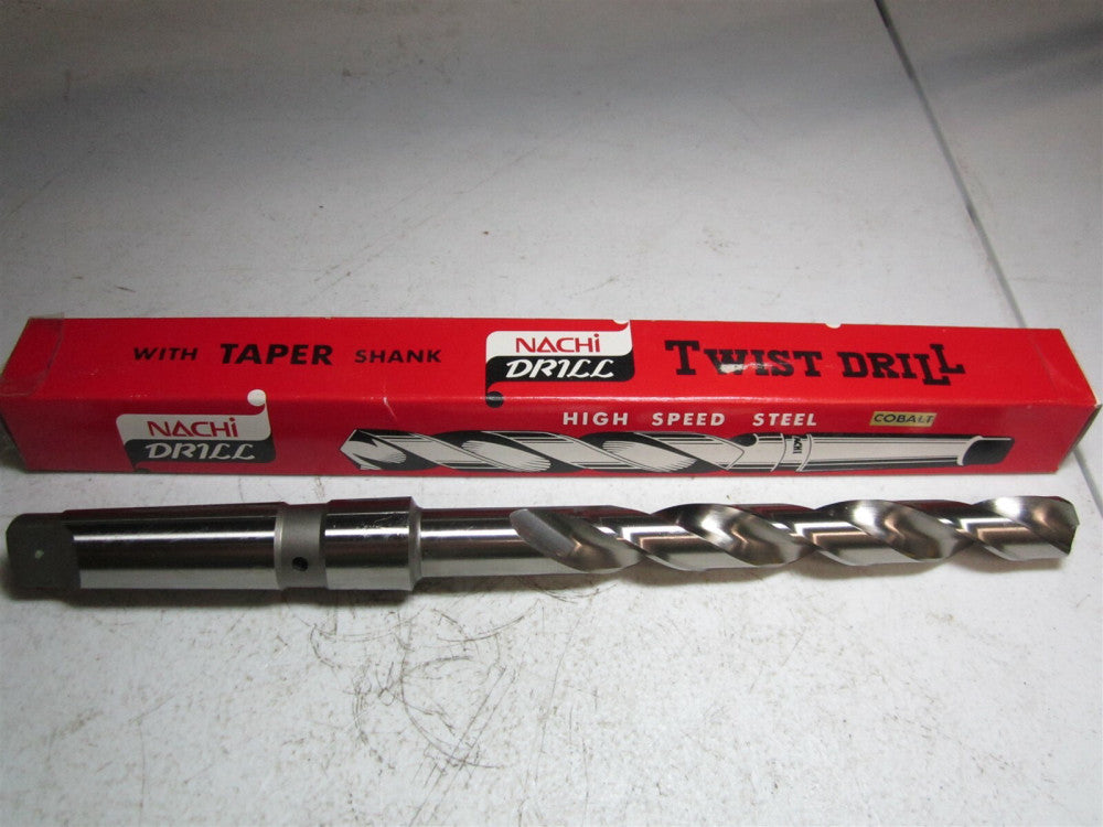 NACHI (1057380) 45/64" 118° 10-1/4" OAL M35 5% Cobalt Coolant Fed Drill