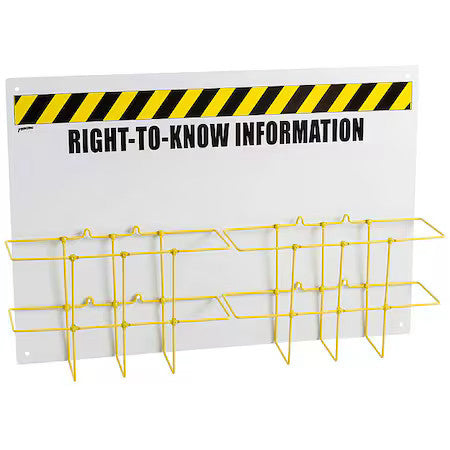 Brady Rk772e Right To Know Center, Right-To-Know Information, Polyethylene, 29