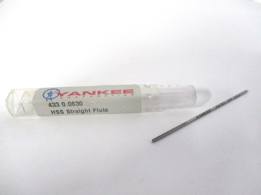 Yankee (433-.0630) 1/2" x 1/16" x 2-1/2" OAL HSS Straight Chucking Reamer 